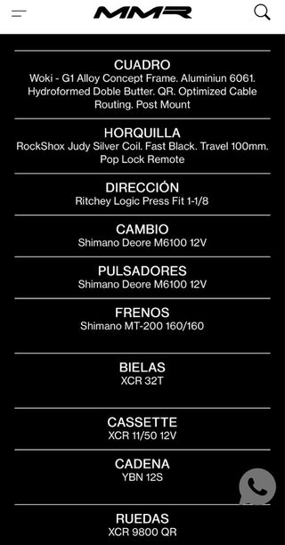 Bicicleta MMR Woki Montaje 30