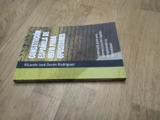 CONSTITUCIÓN ESPAÑOLA DE 1978 PARA OPOSITORES: ...