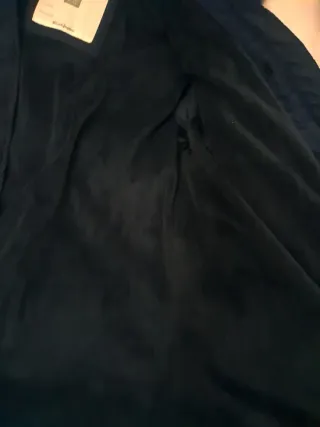 2 Cazadora acolchada azul tres cuartos,9-10 11-12