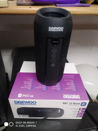 Altavoz Daewoo DBT-15 Black Bluetooth