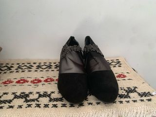 Zapatos de fiesta negros talla 43.