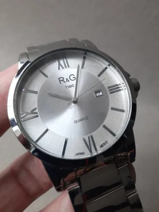 Orologio R&G TIME Quarzo Uomo Argento