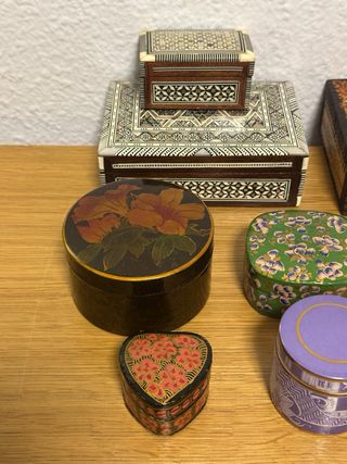 Lote 9 Joyeros Vintage - Porcelana Herend