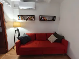 Estantería de pared madera y metal