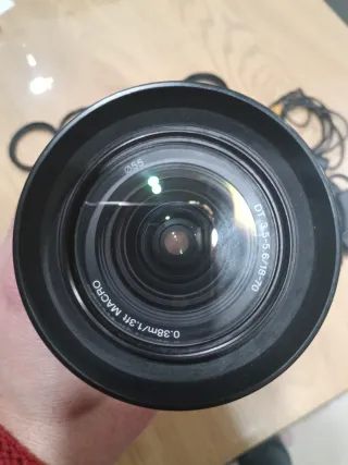 Cámara Sony a100 Digital Reflex Negra