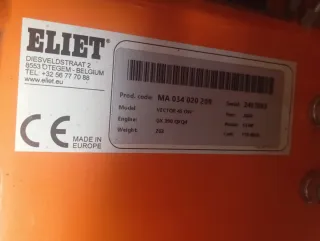 Biotrituradora Eliet Vector 45 Autopropulsada