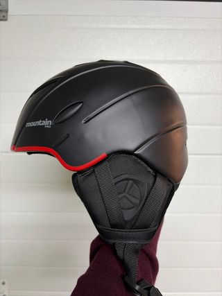 Casco esquí/nieve Mountain Pro negro