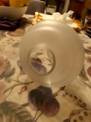 Tulipa de cristal esmerilado