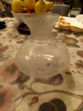 Tulipa de cristal esmerilado