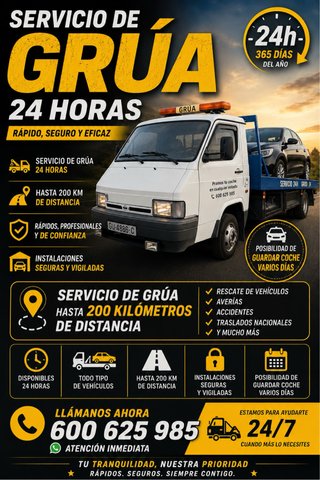 Servicio grua coches