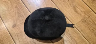Casco hípica terciopelo negro