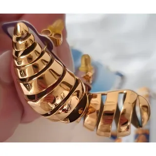 Orecchini BYS dorati