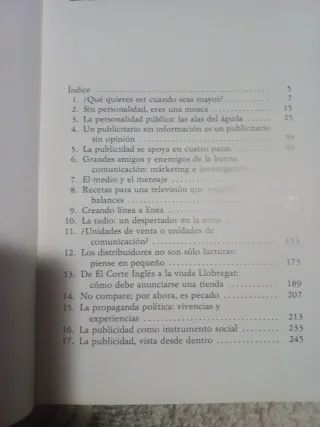 Casi todo lo que se de publicidad