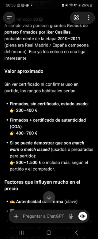 Guantes de portero Reebok Iker Casillas