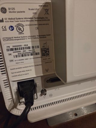 Monitor paziente GE B125