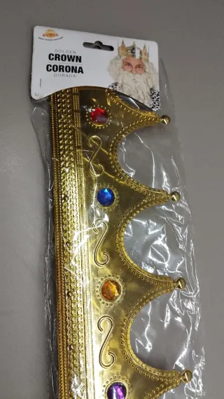 Corona y barba Rey Mago