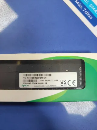 Memoria RAM Apacer 8GB DDR4 2666