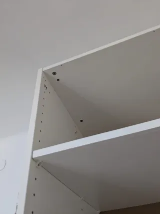 Armario PAX blanco y beige