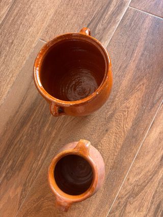 Set 2 Pucheros/Tinajas de Barro