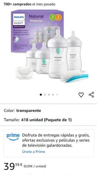 Set Biberones Philips Avent Anticólicos