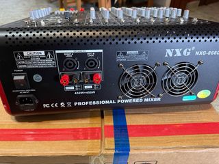 Mezclador Profesional NXG 8 Canales Dual 450W