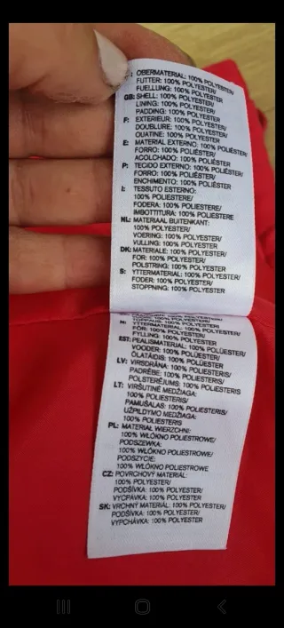 Chaqueta Adidas S Rojo