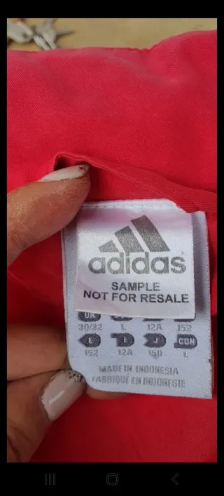 Chaqueta Adidas S Rojo