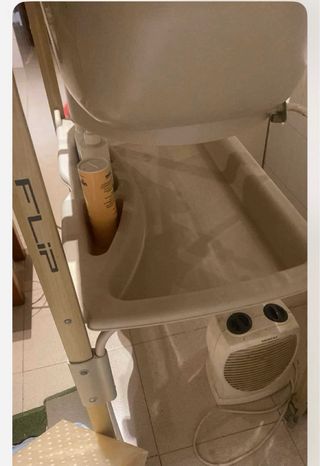 Cambiador bebé con bañera