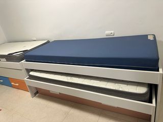 Cama Nido Infantil Blanca con Cajones