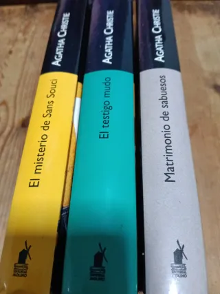Vendo tres libros de Agatha Christie