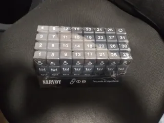 Pastillero Mensual Organizador de Medicamentos