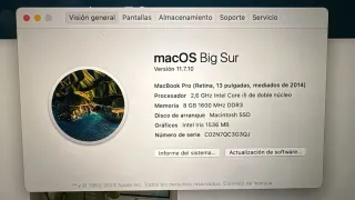 MacBook Pro 2014 2A1502 Grigio/Argento