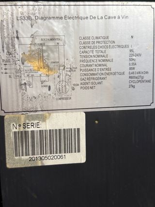 Vinoteca La Sommeliere LS33