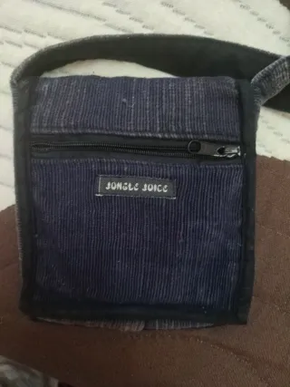 Bolso de hombro mujer gris y marrón