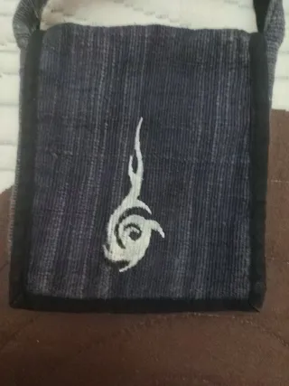 Bolso de hombro mujer gris y marrón