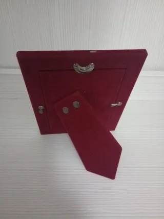 Marco de fotos plateado 9x13 cm