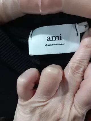 Sudadera Ami Paris Mujer Negra, a estrenar