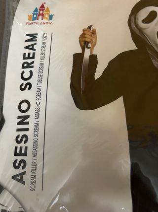 Disfraz Asesino Scream
