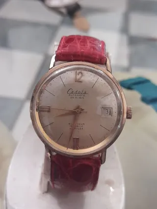 Orologio Cadola Automatico Anni '60 Oro Rosso
