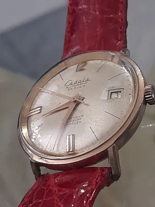 Orologio Cadola Automatico Anni '60 Oro Rosso