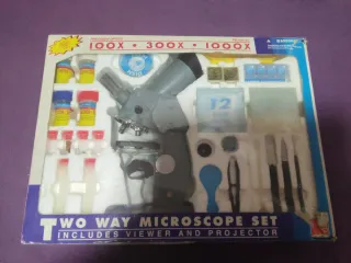 Microscopio 2 Vías 100X-1000X