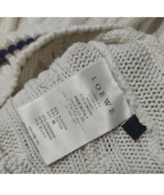 Jersey trenzado Loewe Cachemira y Algodón