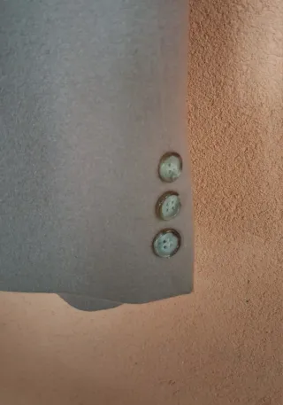 Giacca vintage cammello con fodera verde