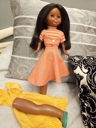 Muñeca Nancy Negrita Original. Años 70