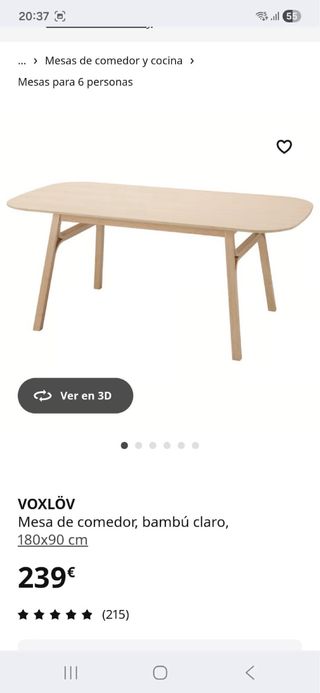 Mesa de comedor Ikea
