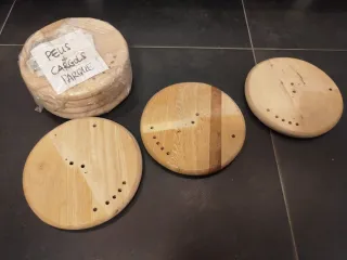 Barandilla de madera 100x70cm 5 unidades y puerta