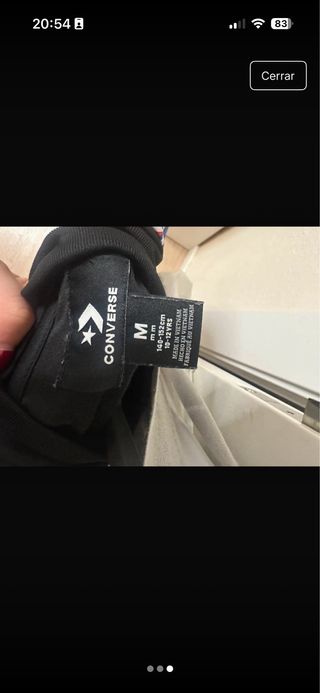 Sudadera Converse Negra Multicolor