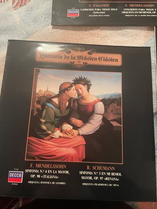 Collezione di vinili di musica classica