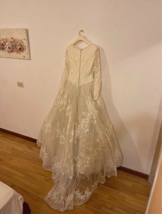 Abito da sposa bianco taglia unica