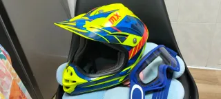 Casco Motocross Acerbis Profile + Gafas